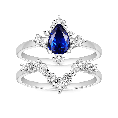 Royal Blue Stackable Rings