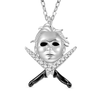 Michael Myers and Knife Necklace