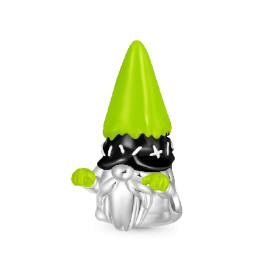 Halloween Zombie Gnome Charm