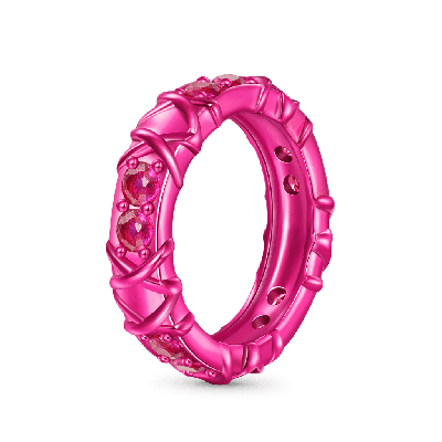 Shiny Pink Candy Ring