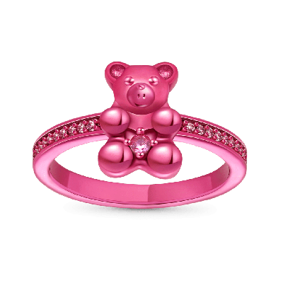 Pink Candy Bear Ring