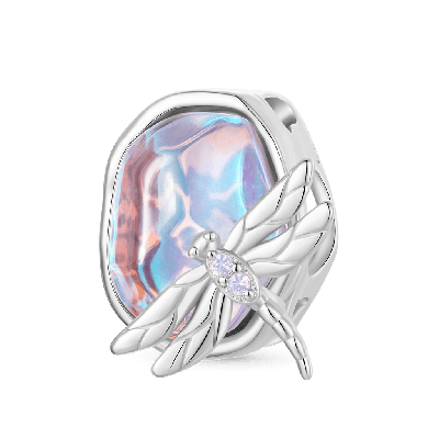 Colorful Dragonfly Charm
