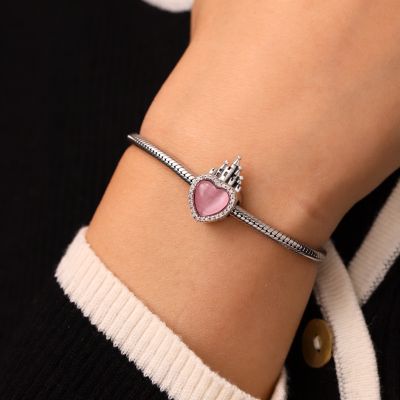 Pink Love Castle Charm