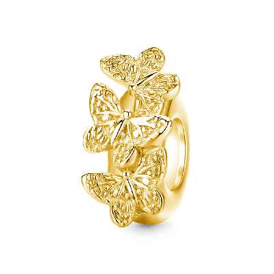 18k Gold Plated Butterflies Stopper