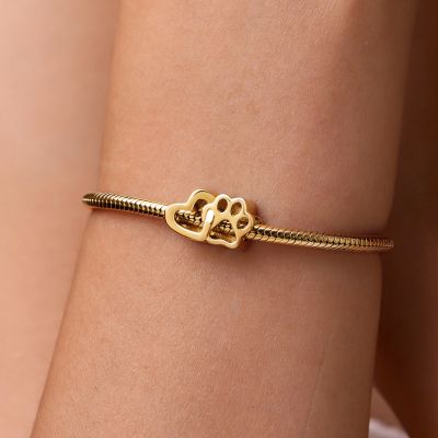 18k Gold Plated Love Pet Charm