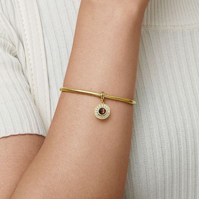 18k Gold Plated Projection Photo Pendant