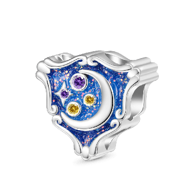 Shiny Moon Galaxy Pendant