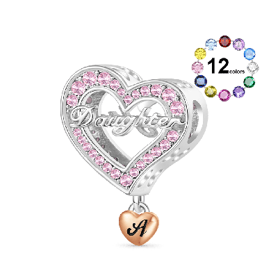 Family Members - Daughter Heart Charm
