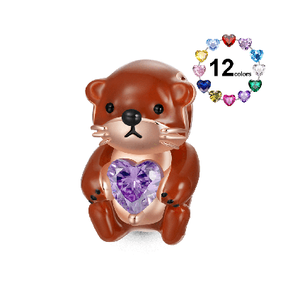 Brooke Otter Embraces Heart Charm