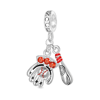 Baseball Gloves & Bats Pendant