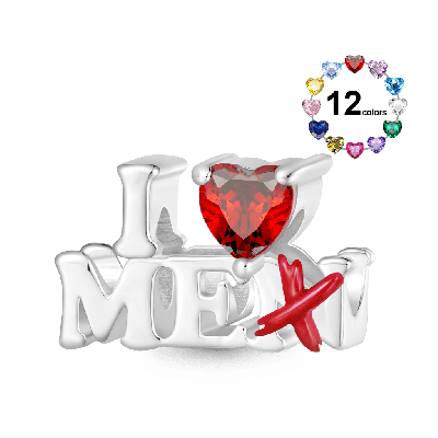 'I Love ME' Heart Charm