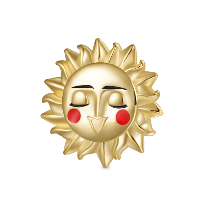Happy Afternoon Sun Charm