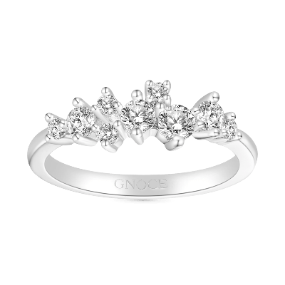 Diamond Cluster Ring