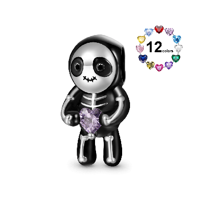Halloween Skull Skeleton Charm