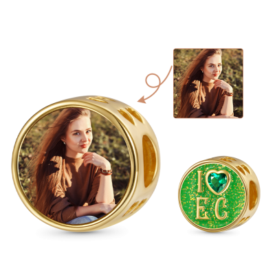 Wicked I Love Emerald City Photo Charm