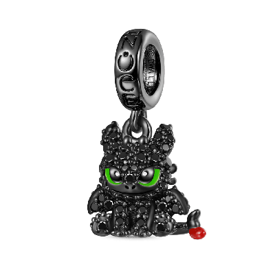 Pave Diamond Toothless Pendant