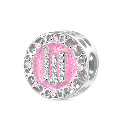 Wicked Pink Logo Charm