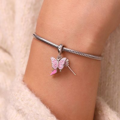 Wicked Glinda Bubble Wand Triple Pendant