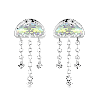 Tassel Fantasy Jellyfish Earrings
