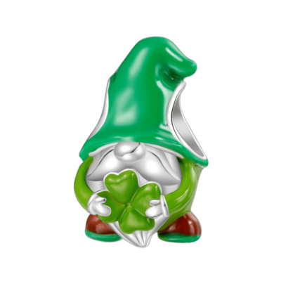 Lucky Clover Gnome Charm