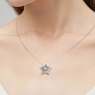 Shiny Five-pointed Star Necklace