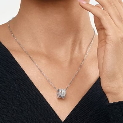 Angel Wing Drum Pendant Necklace