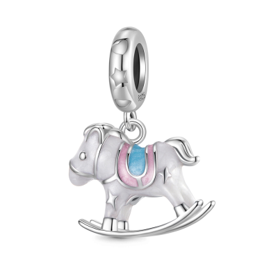 Exquisite Wooden Horse Pendant