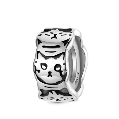 Black Graffiti Cat Stopper