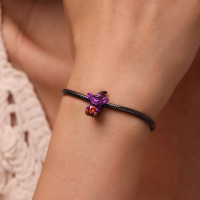 Spooky Halloween Purple Elf Charm