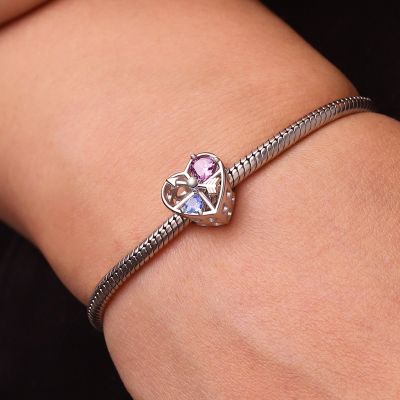 Love Clock Rotating Arrow Charm