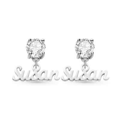 Personalized Birthstone Earrings