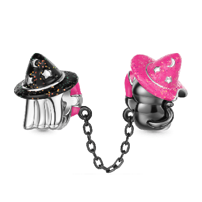 Cat & Ghost Phone Call Charm