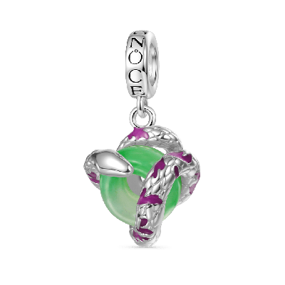 Snake Embrace Jade Pendant