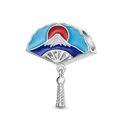 Mount Fuji Fan Charm