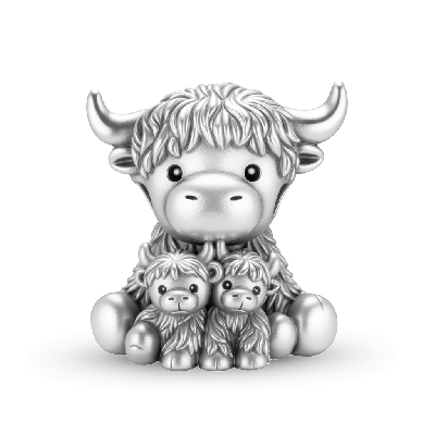 Highland Cow Charm