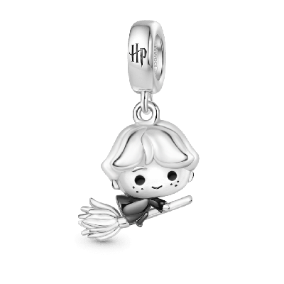 Ron Weasley Riding A Broom Pendant