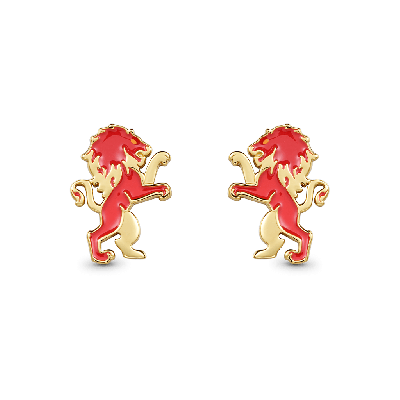 Gryffindor Lion Stud Earrings