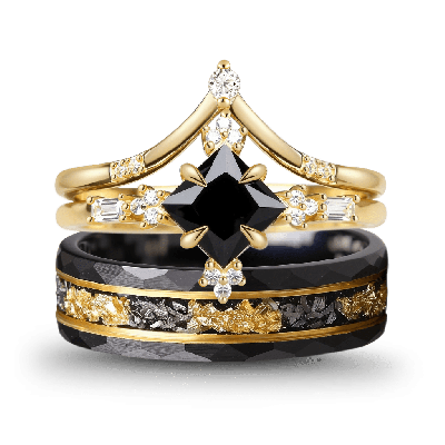 Princess-Cut Stackable Ring