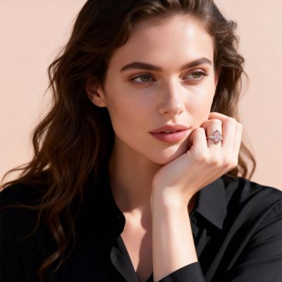 Marquise-Cut Engagement Ring