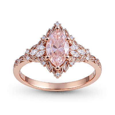 Marquise-Cut Engagement Ring