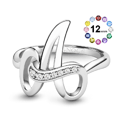 Custom Letter Ring