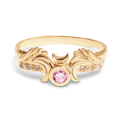 Round-Cut Engagement Ring