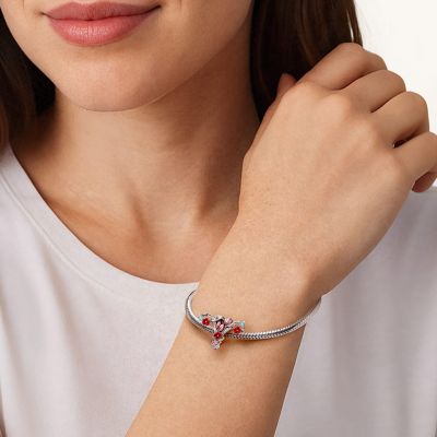 Floral Uterus Charm