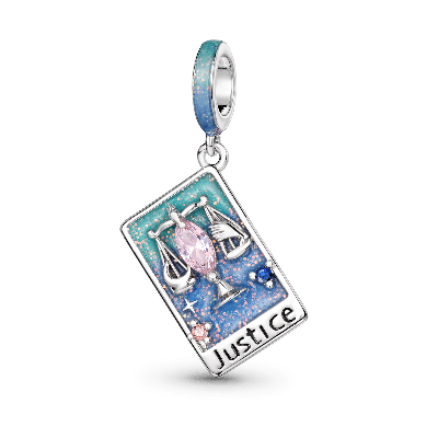 Justice Tarot Pendant