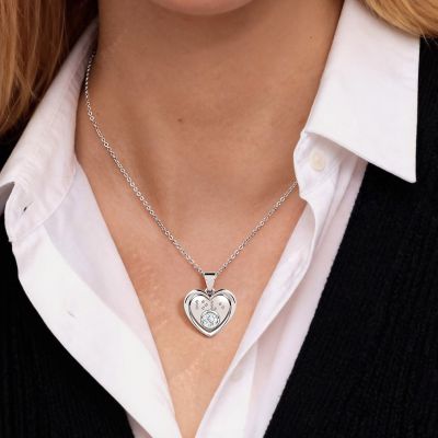 Braille Heart Necklace