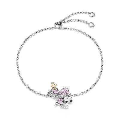 Snoopy Woodstock Heart Bracelet