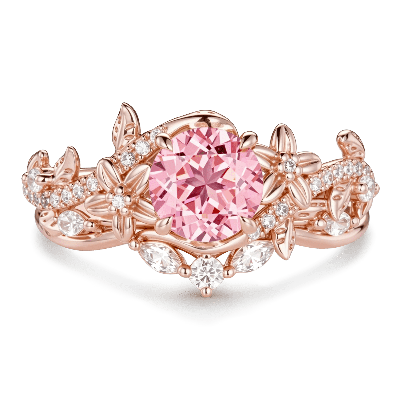 Flower & Vine Ring Set