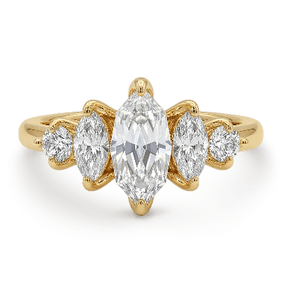 Marquise-Cut Ring