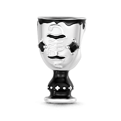 Snake Skeleton Goblet Charm