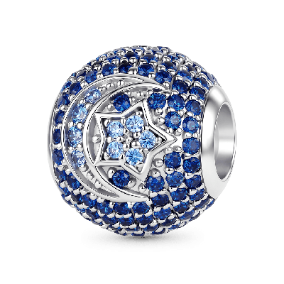 Moon & Star Charm